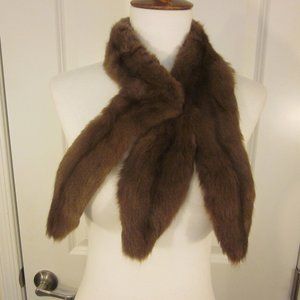 RUSSIAN SQUIRREL FUR scarf collar boa wrap stole